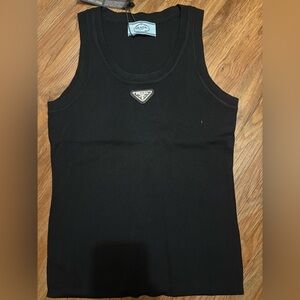 Prada Classic Black Tank Top
